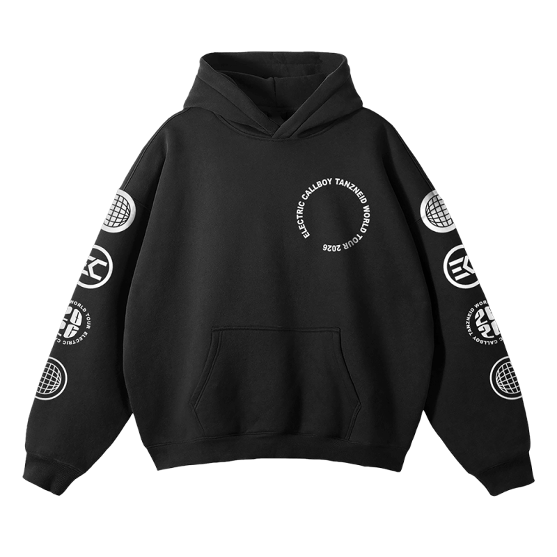 DATED GLOBE BLACK PULLOVER HOOD by Electric Callboy
