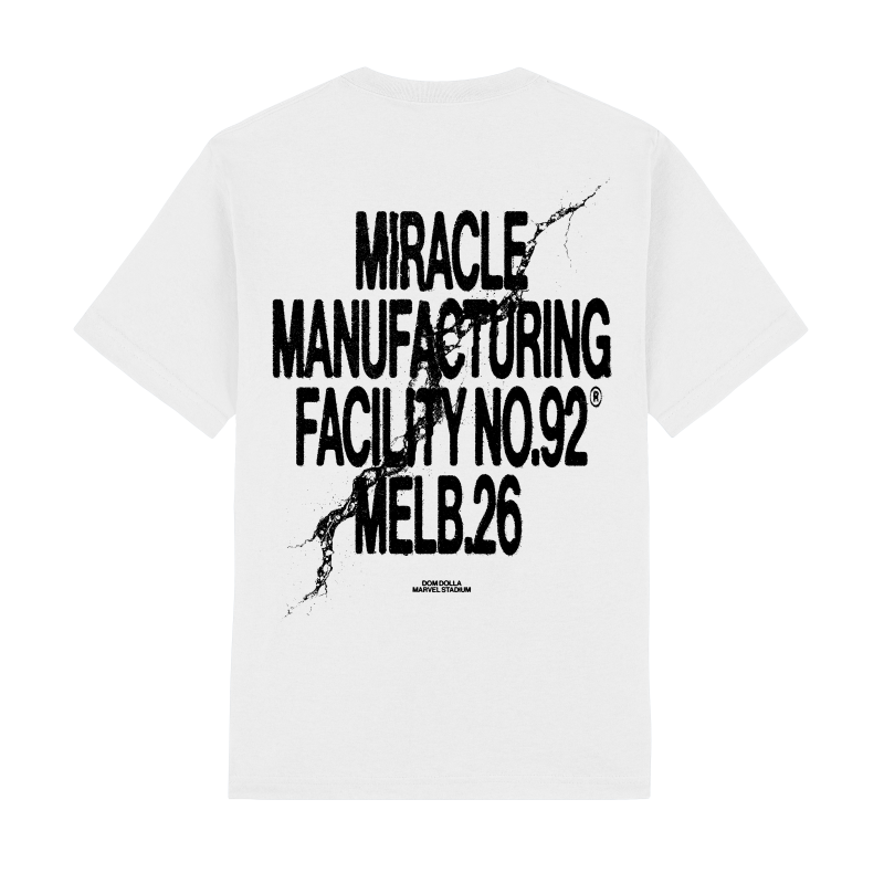 MIRACLE MANUFACTURING TEE by Dom Dolla