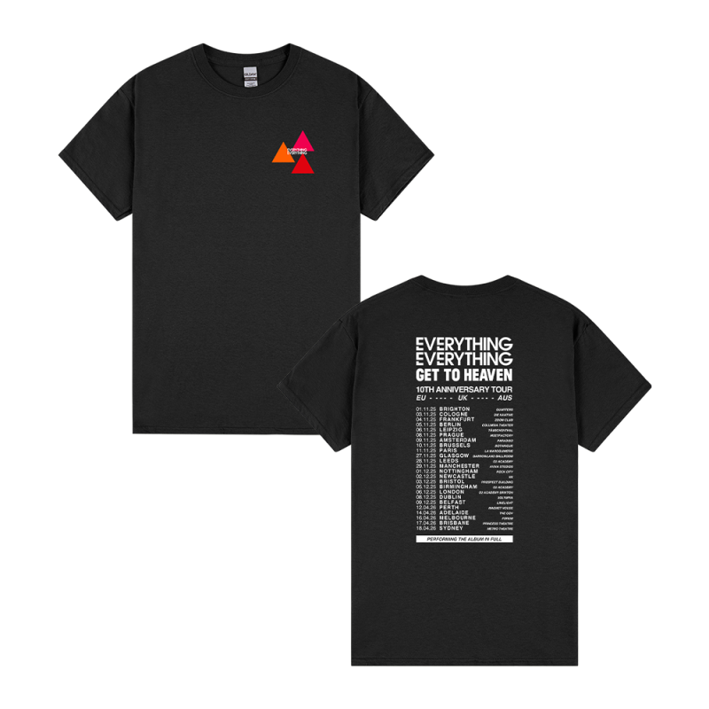 Tour Black Tshirt by Everything Everything