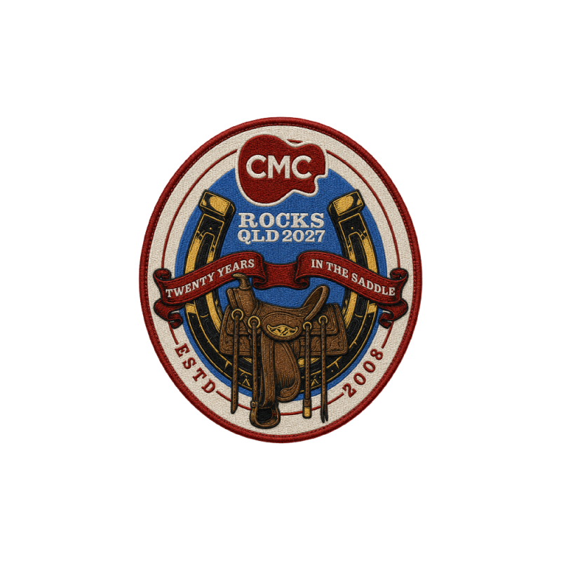 20th Anniversary Patch 2027 by CMC ROCKS QLD 2027
