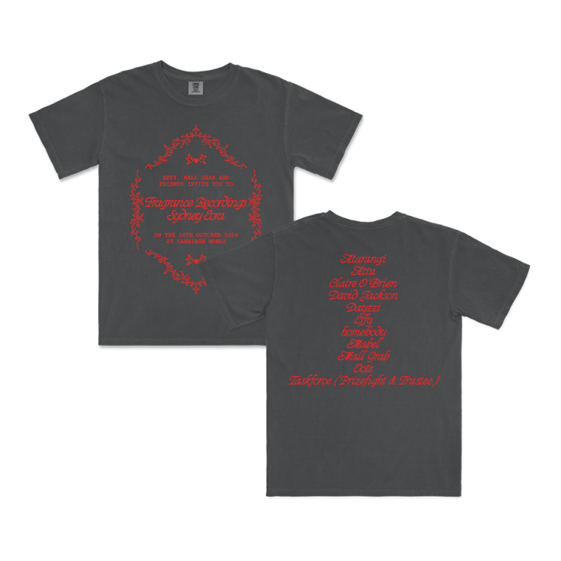 GRAPHITE T-SHIRT by Fragrance Recordings
