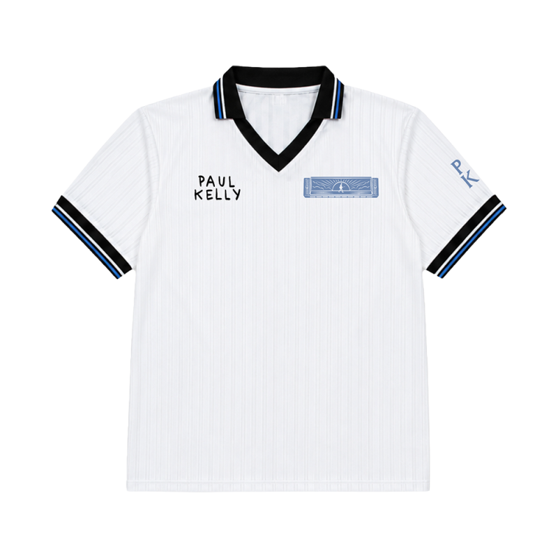 Kelly 71 White/Black Football Jersey by Paul Kelly