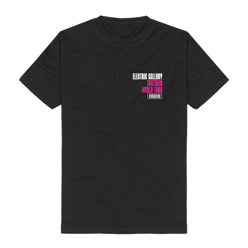 TANZNEID WORLD TOUR BLACK TSHIRT by Electric Callboy