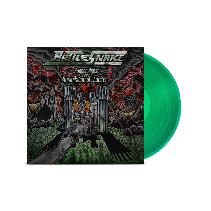 Bogpocalypse and the Annihilation of Lucifer Green Vinyl LP + Exclusive Battlesnake Lore Booklet by Battlesnake