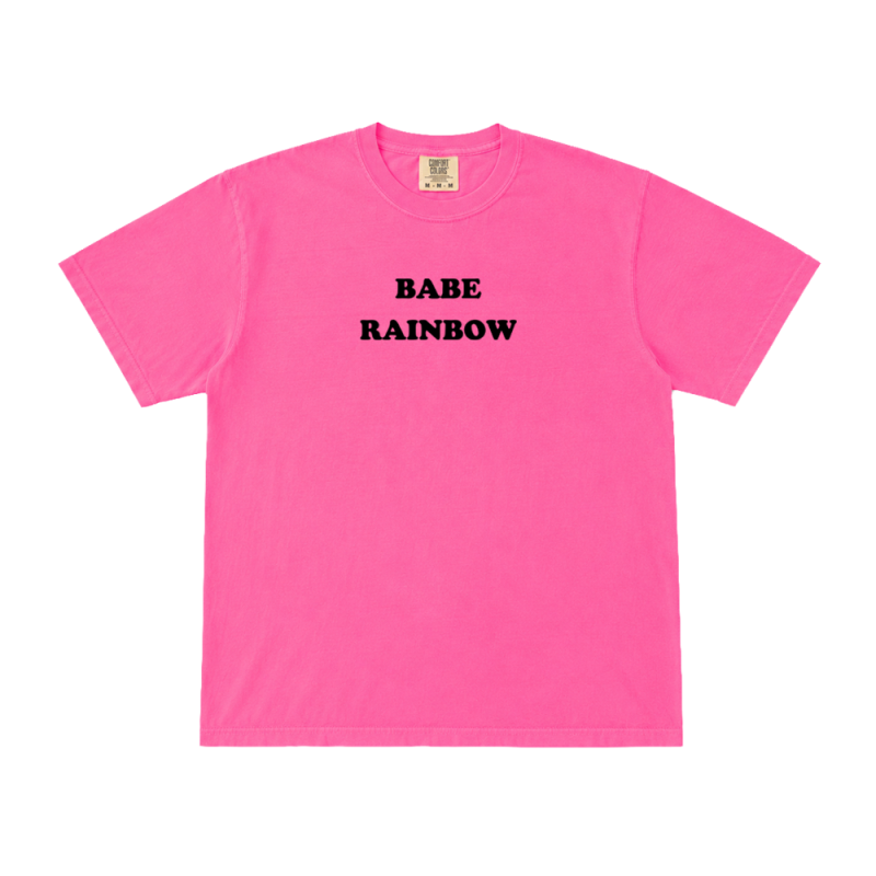Babe Rainbow Flock Logo Tshirt + Gold Vinyl LP by Babe Rainbow