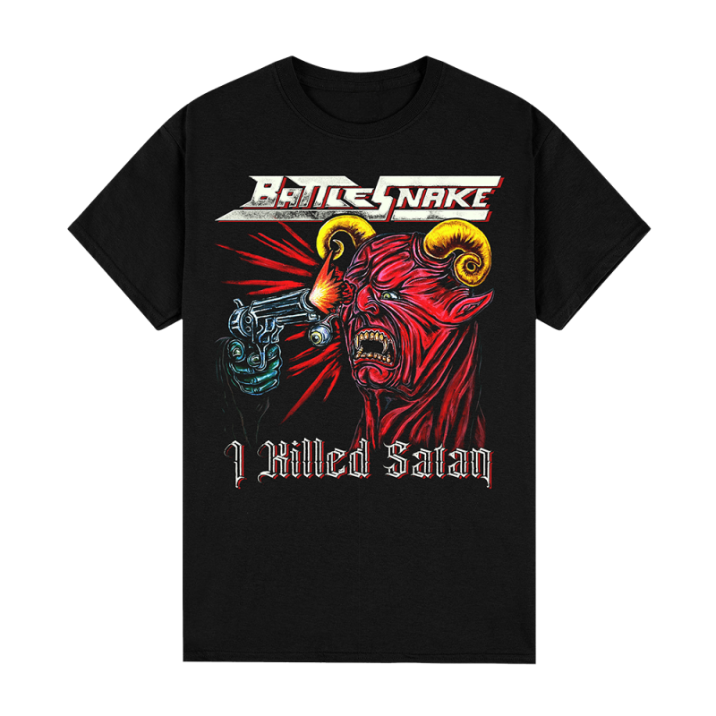 I Killed Satan Tshirt + Digital Download (PREORDER ONLY ITEM) by Battlesnake