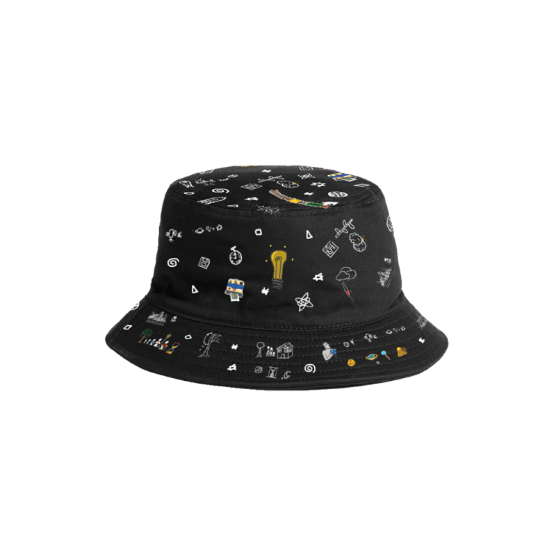 Lightbulb Reversible Bucket Hat + Digital Download by Ethan French