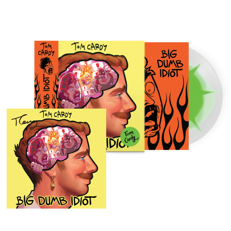 Big Dumb Idiot - Alien Green Blob Vinyl 1LP (SPECIAL EDITION) by Tom Cardy