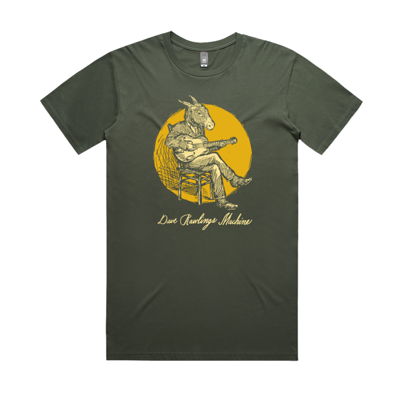 Mule Army Green Tee by Gillian Welch & David Rawlings