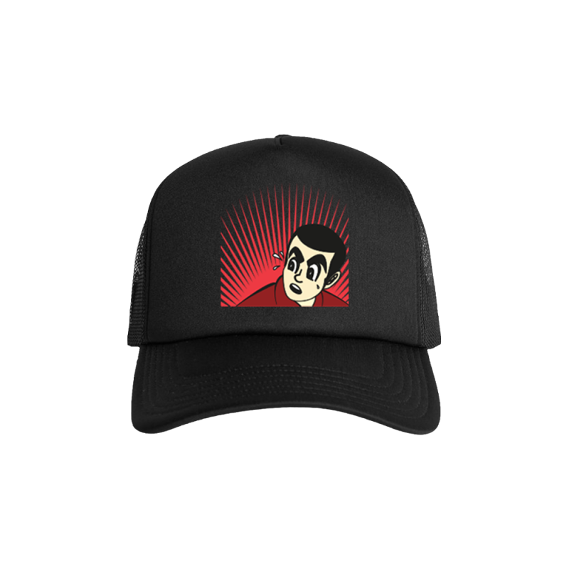 BLACK TRUCKER HAT by Spiderbait