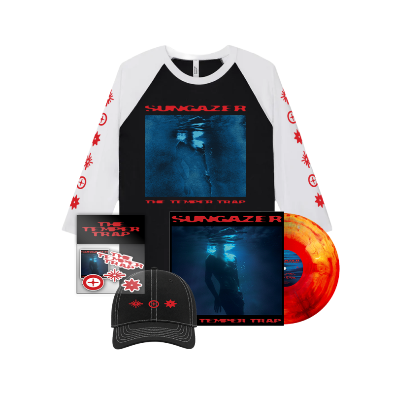 Sungazer Sunset Vinyl + Raglan Merch Pack by Temper Trap