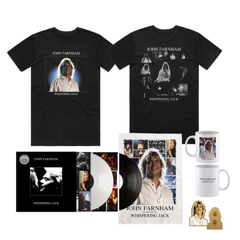 Whispering Jack 40th Vinyl Bundle by John Farnham