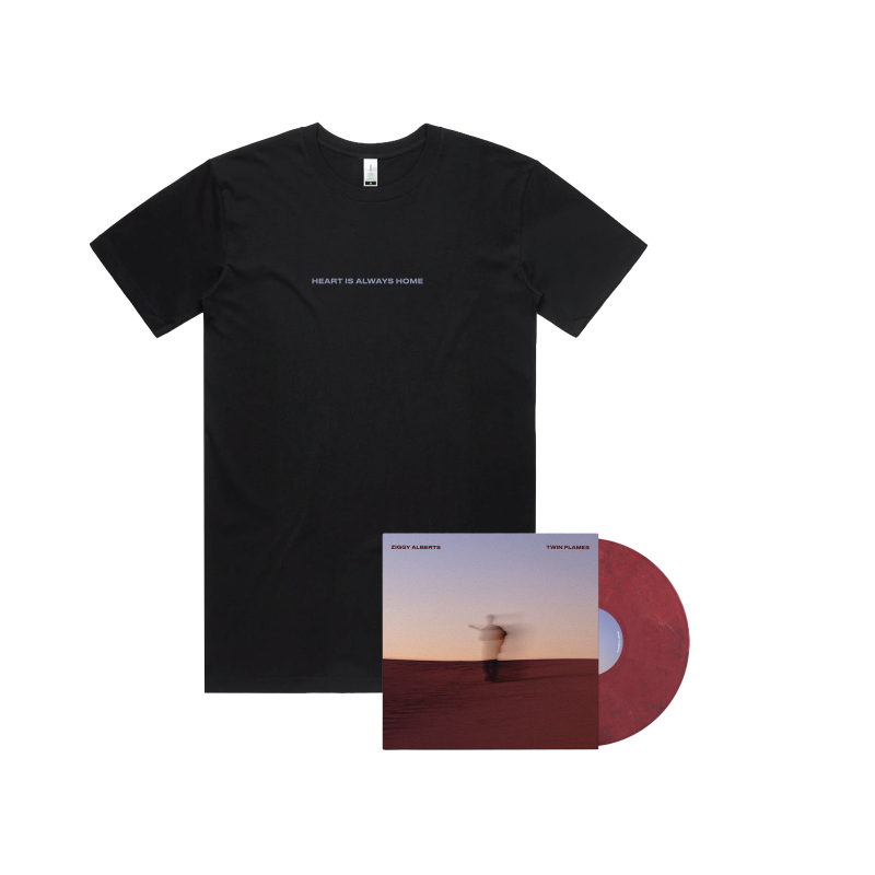 Twin Flames - Twin Flames Eco Mix Vinyl LP  + Black Tshirt by Ziggy Alberts