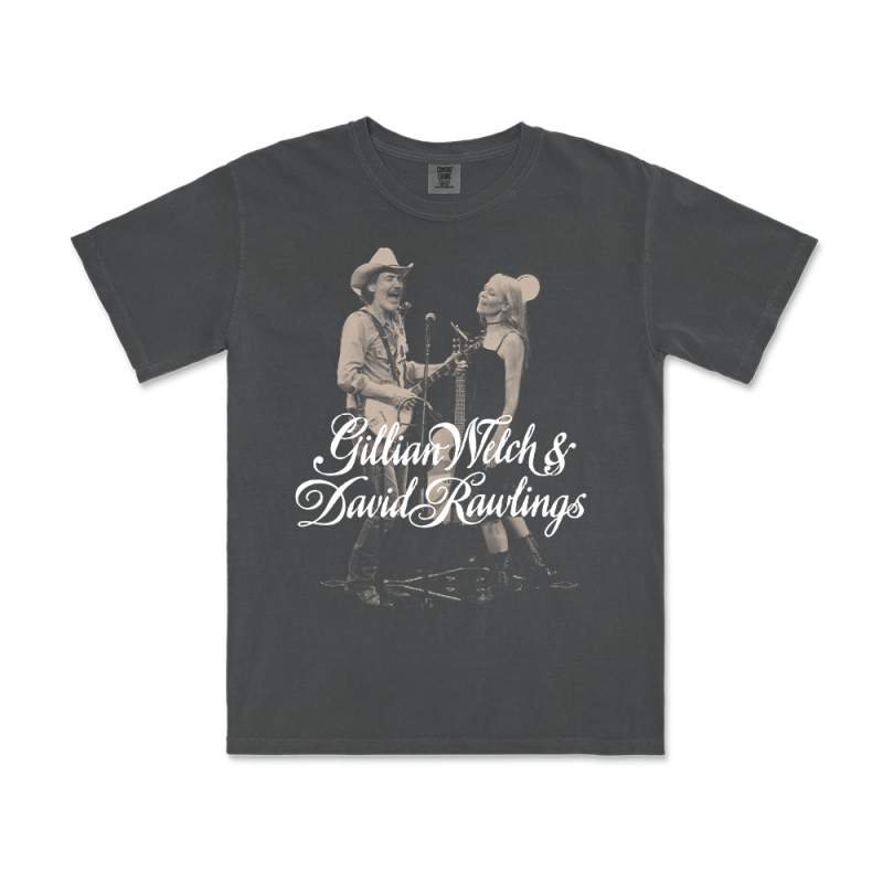 Tour 2026 Graphite Tshirt by Gillian Welch & David Rawlings