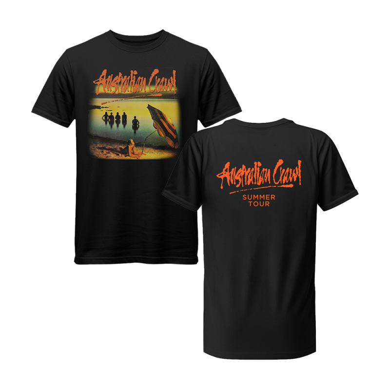 Boys Light Up Black Tshirt by Australian Crawl