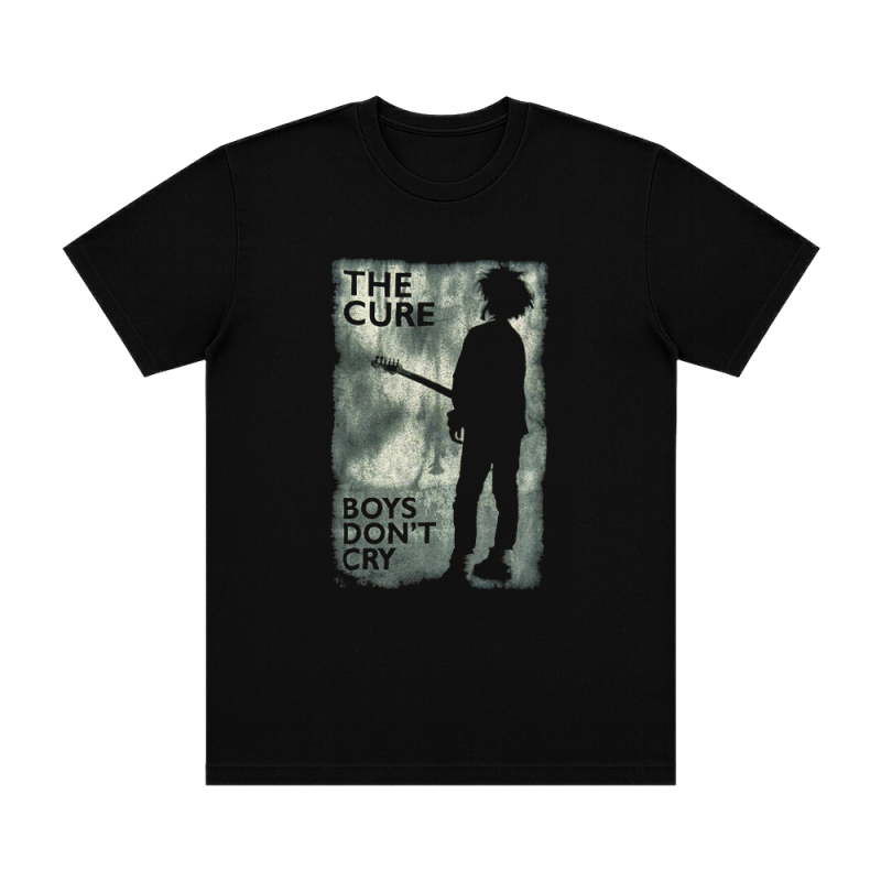 Boys Dont Cry B & W Black Tshirt by The Cure