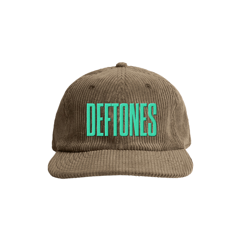 embroidered corduroy hat by Deftones