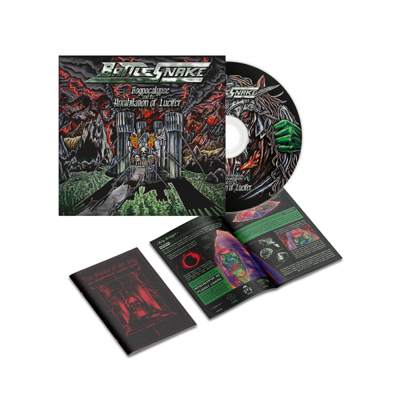 Bogpocalypse and the Annihilation of Lucifer CD + Exclusive Battlesnake Lore Booklet by Battlesnake