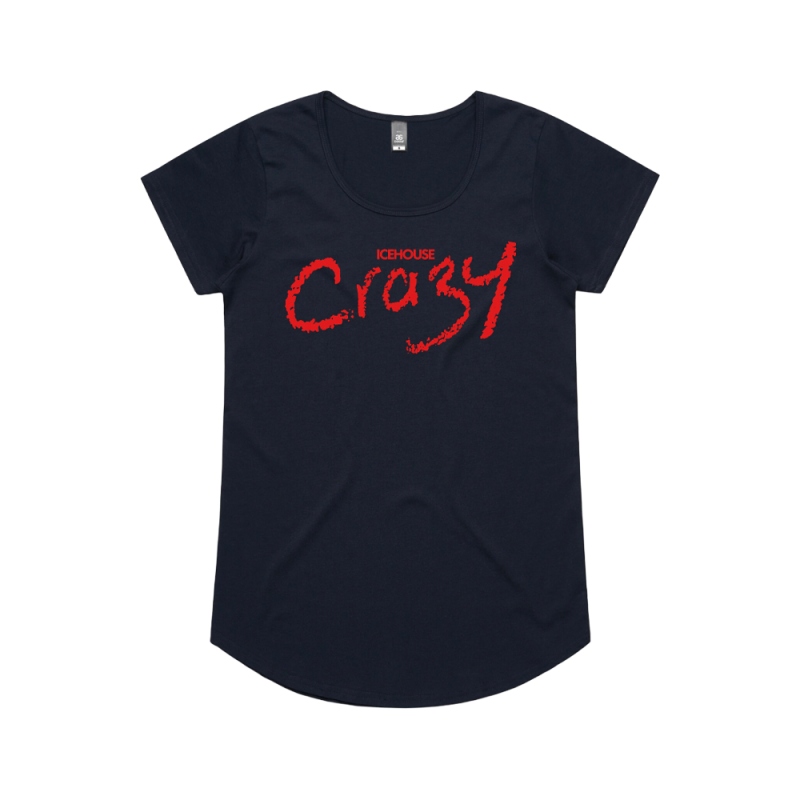 Crazy - Women's Navy Tshirt by Icehouse