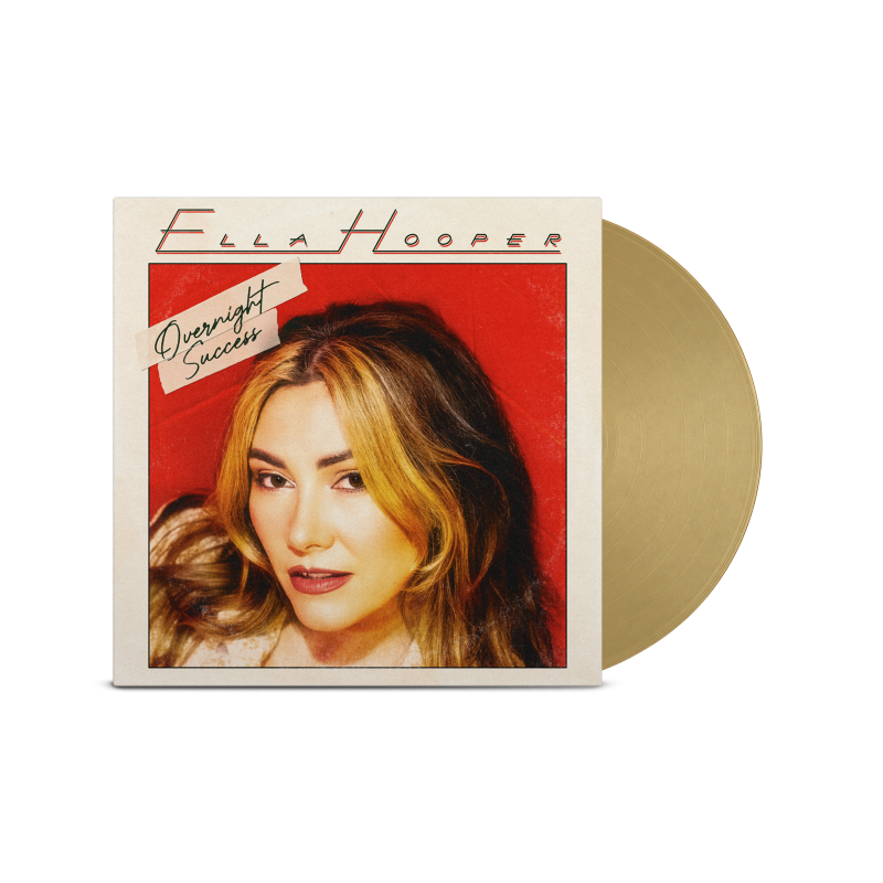 Overnight Success - SIGNED Gold Vinyl LP + Tshirt by Ella Hooper