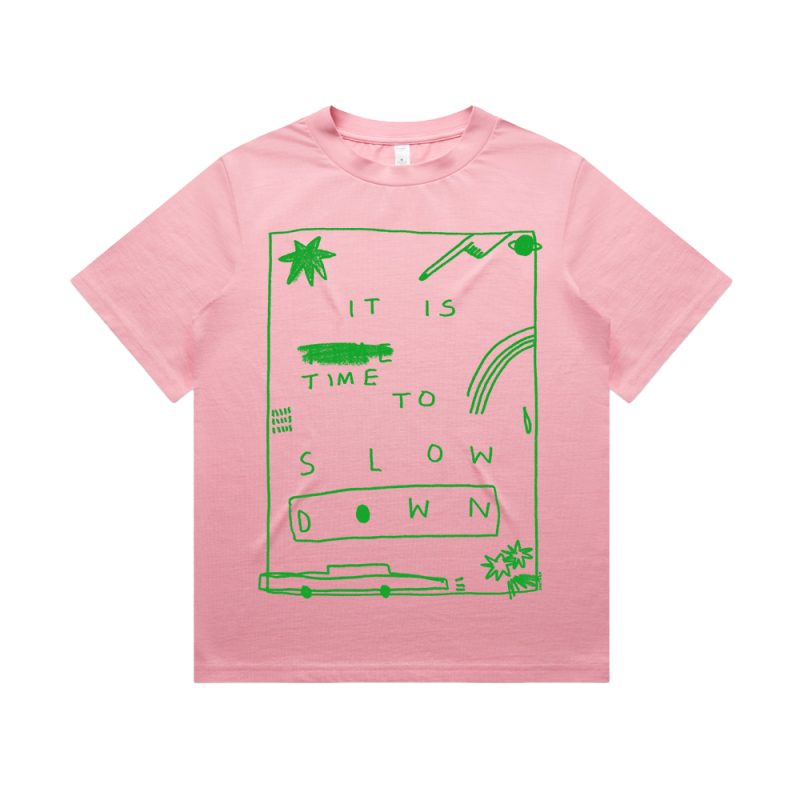 It's Time To Slow Down - Pink Women's Tshirt by SHUTURP