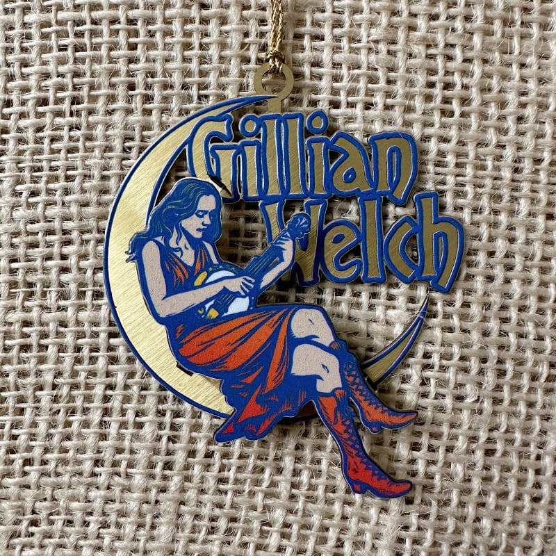 Classic Brass Moon Ornament by Gillian Welch
