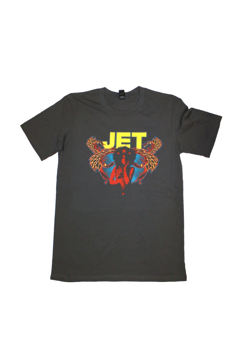 Janie Reborn Smoke Dark Grey Tshirt Tour Shirt with dateback by Jet