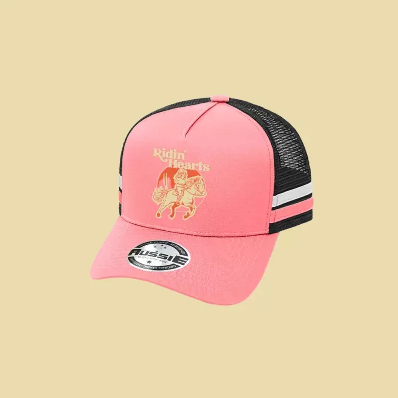 Pink Trucker Hat by Ridin Hearts