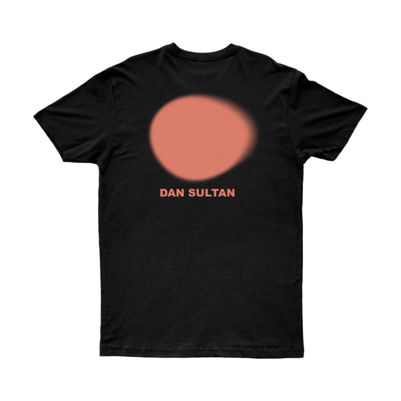 Blurred Circle Black Tshirt by Dan Sultan