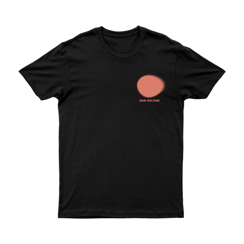 Blurred Circle Black Tshirt by Dan Sultan
