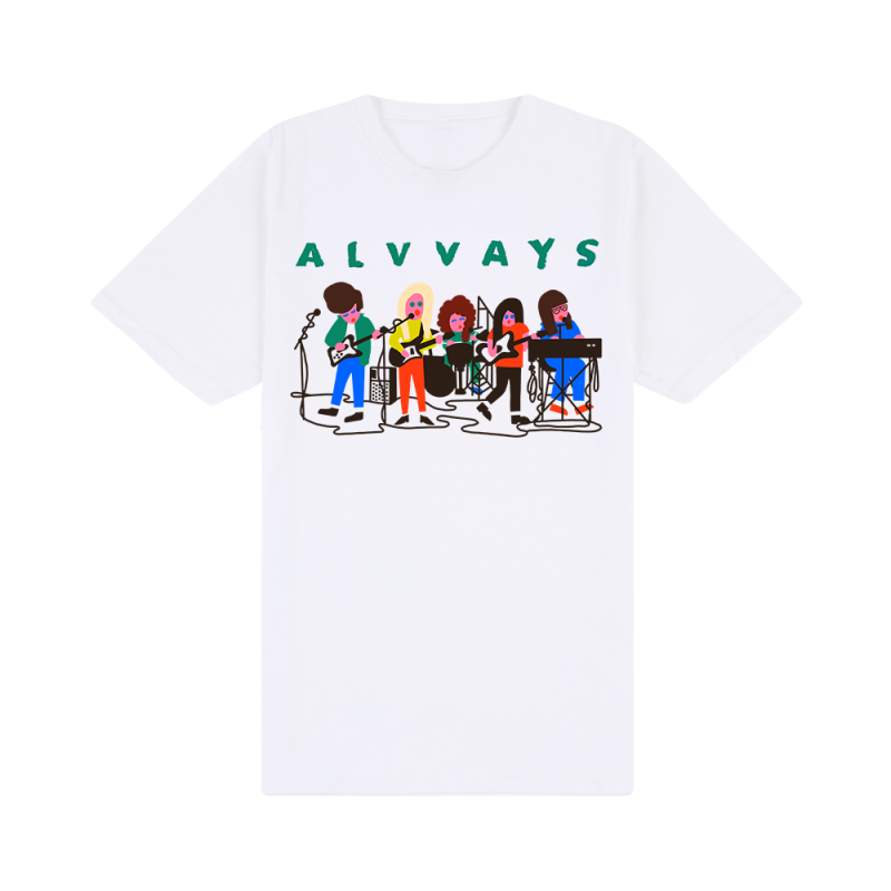 Band Drawing Tee by Alvvays