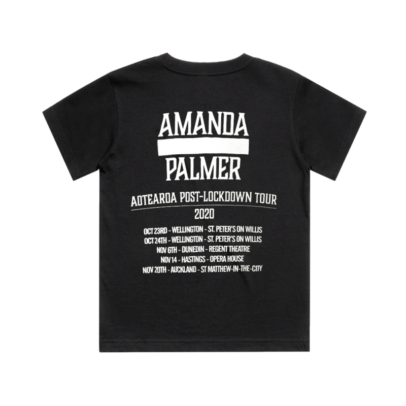 We Are All Going To Die NZ Tour T-Shirt w/Dateback by Amanda Palmer