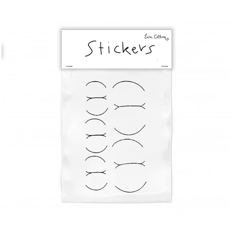 Ani-mates Bum Sticker Pack (A4) by Sam Cotton