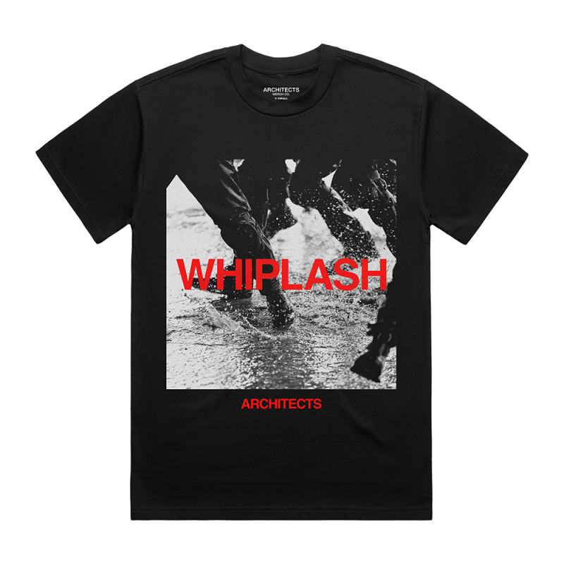 Whiplash Single Black T-Shirt by Architects