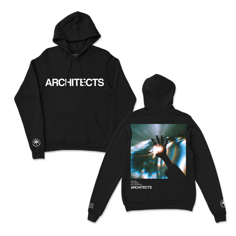 The Earth The Sky Album Black Logo Hood by Architects