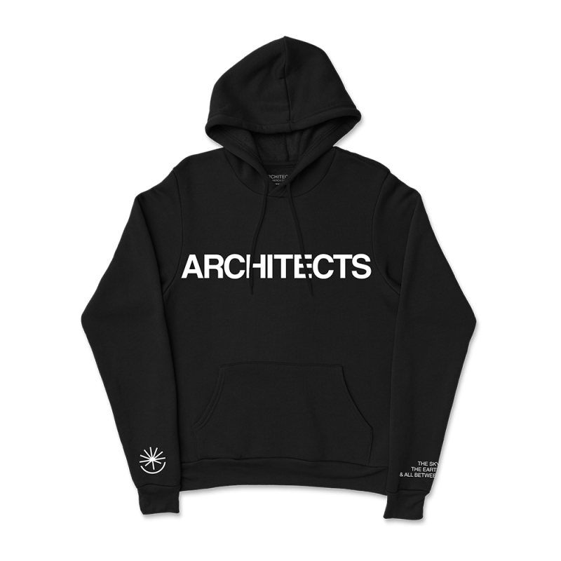 The Earth The Sky Album Black Logo Hood by Architects