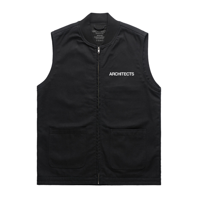 The Earth The Sky Black Vest  by Architects