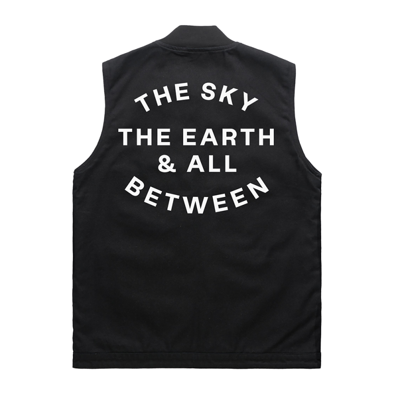 The Earth The Sky Black Vest  by Architects