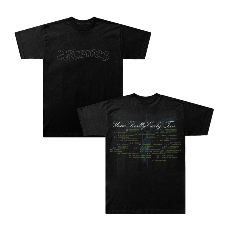 World Tour Black Tshirt by Artemas