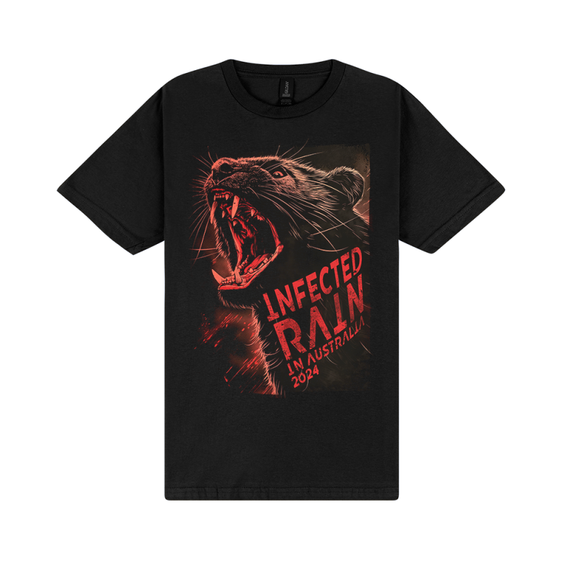 AUSTRALIA 2024 BLACK TSHIRT by Infected Rain