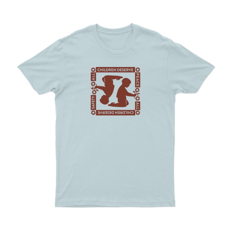 All Kids Pale Blue Tshirt by Beci Orpin