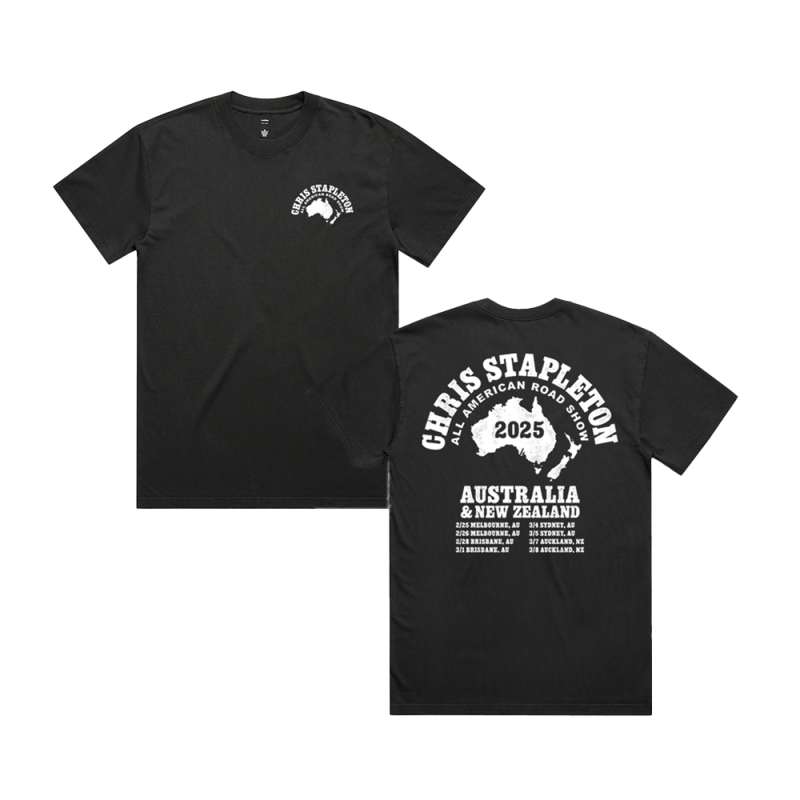 2025 AUS/NZ Alt. Tour Tee by Chris Stapleton