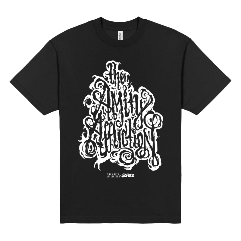 Amity Affliction x Sofles Black T-shirt by Support Act 2024