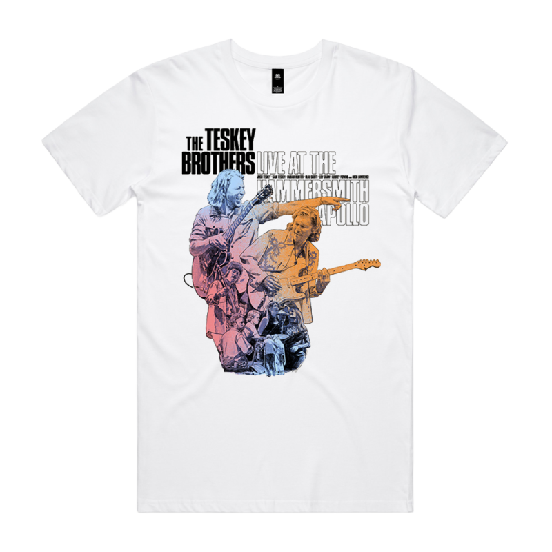 Apollo White Tshirt by The Teskey Brothers