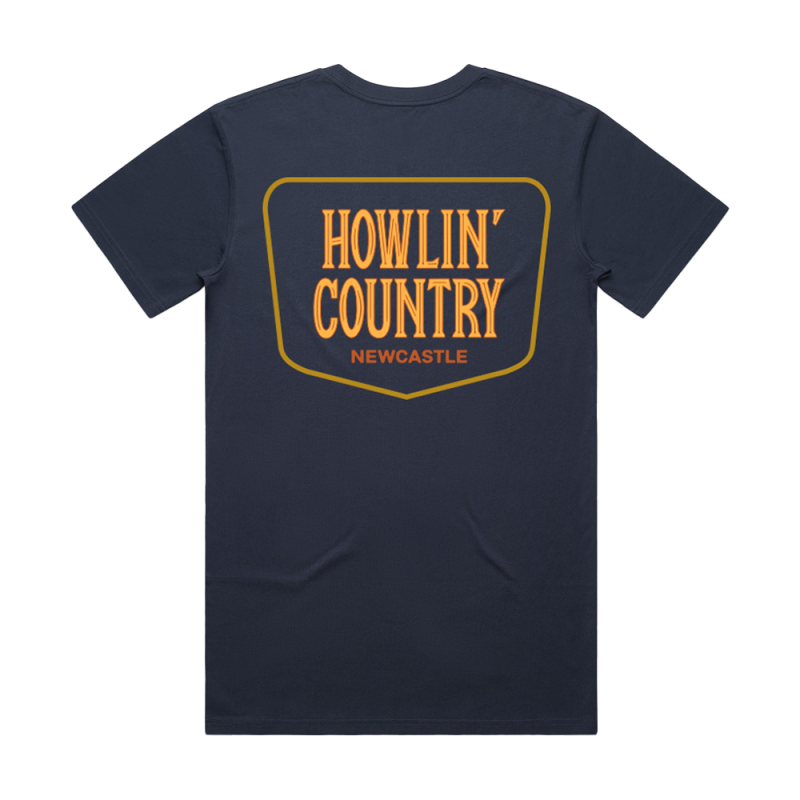 BADGE POCKET NAVY TSHIRT by Howlin Country