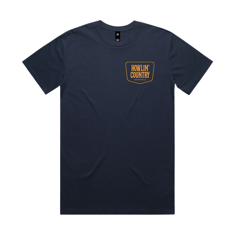 BADGE POCKET NAVY TSHIRT by Howlin Country