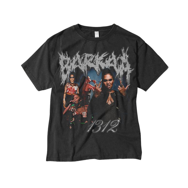 BARKAA- Vintage Portrait Black Tshirt by Bad Apples Music