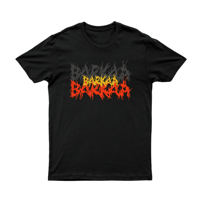 BARKAA - Metal Flag Design Tshirt by Bad Apples Music