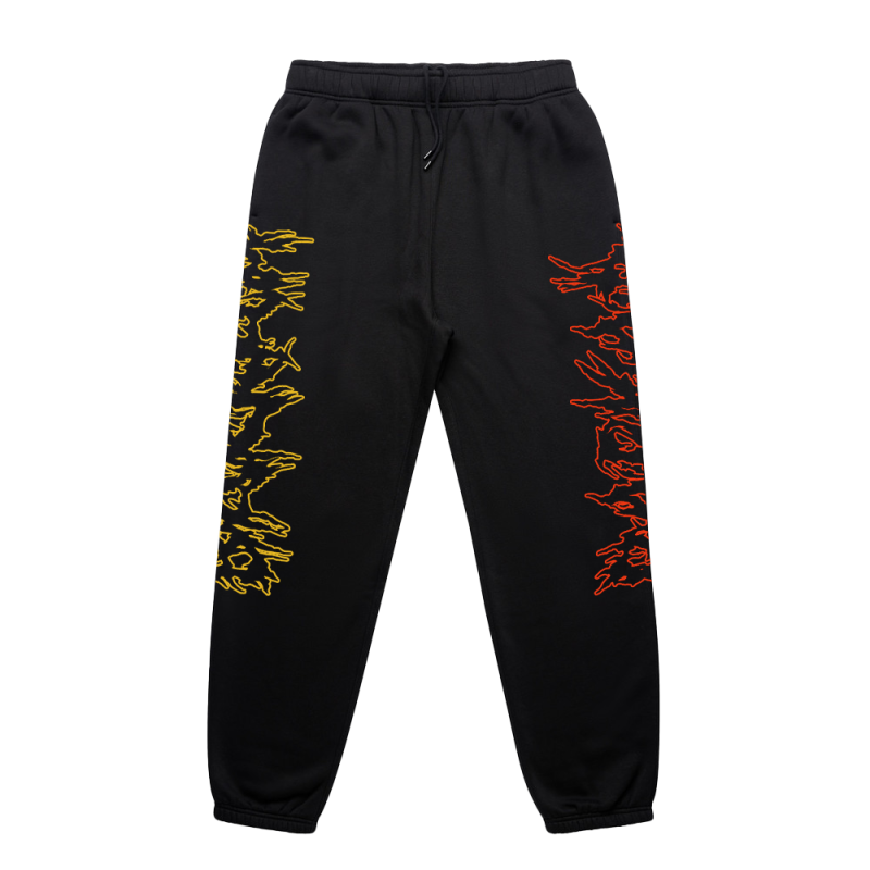 BARKAA Metal Logo Trackpants by Bad Apples Music