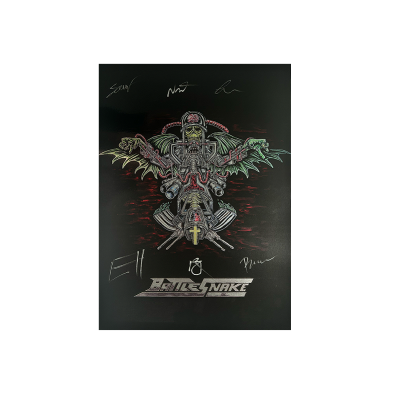 Dawn Of The Exulants Foil A3 Poster - Signed + Digital Download by Battlesnake